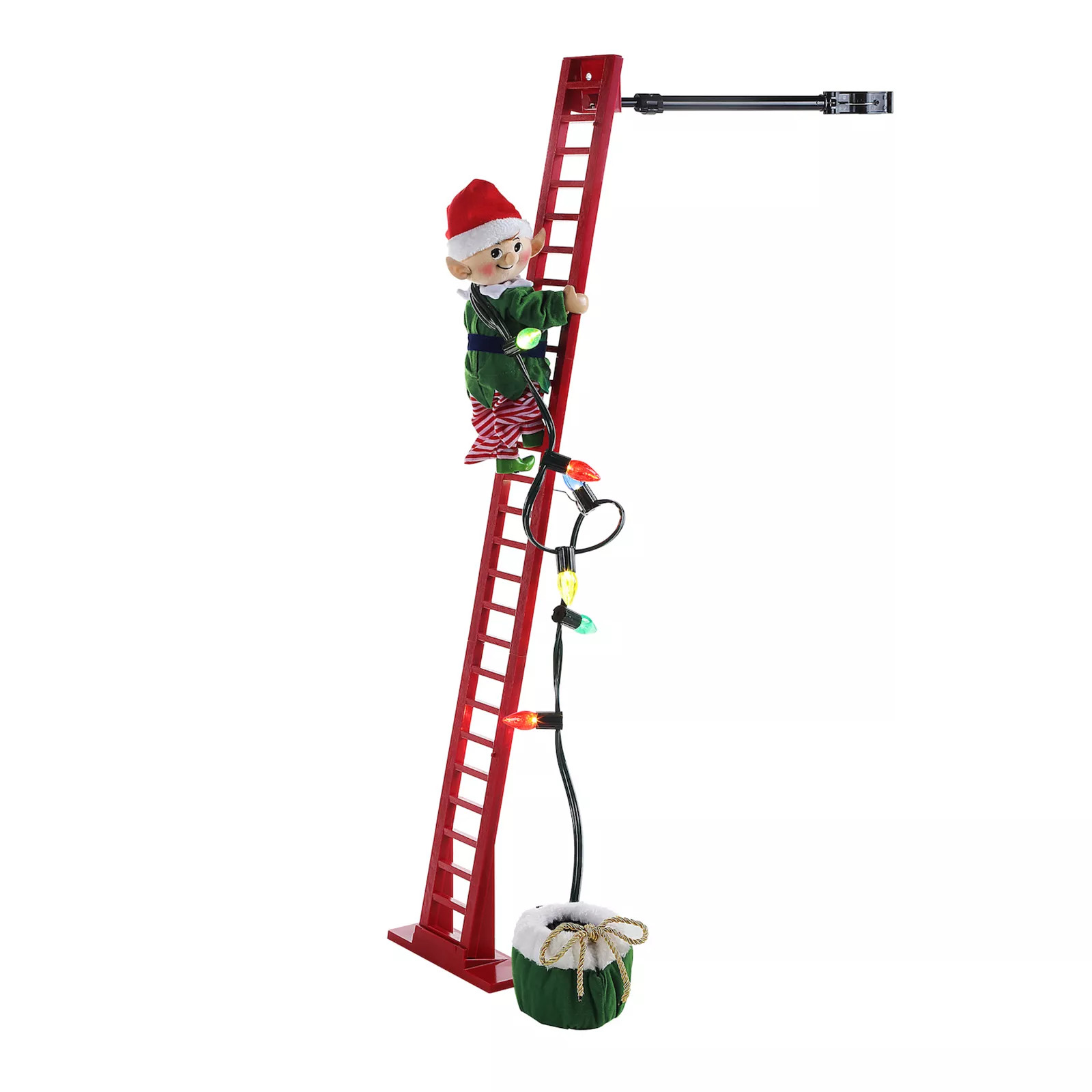 Mr Christmas Plush Super Climbing Elf Floor Decor, Multicolor | Kohl's