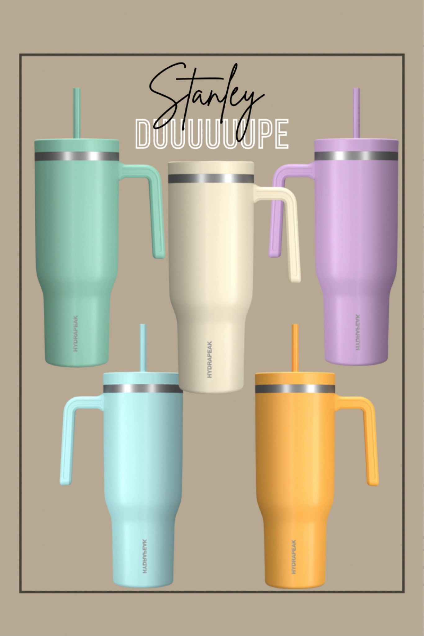 Lots of cute colors. 40oz Stanley Cup dupe  

#LTKsalealert #LTKstyletip #LTKunder50