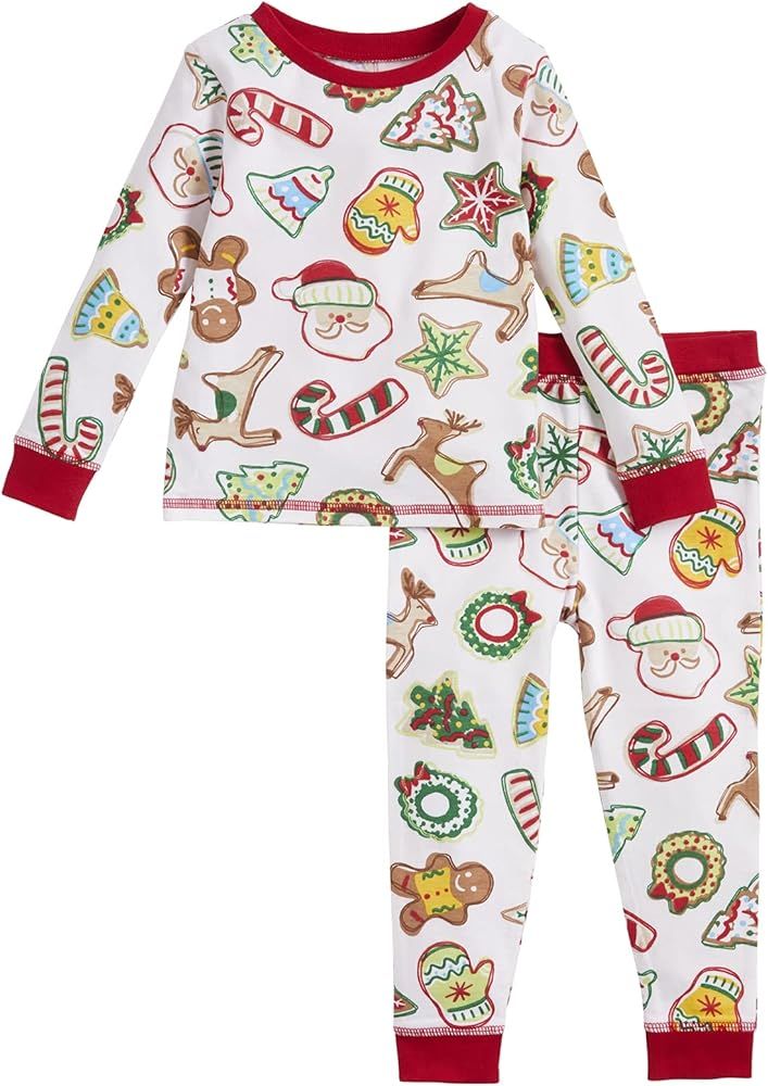 Mud Pie Baby Girls' Christmas Cookies Pajamas | Amazon (US)