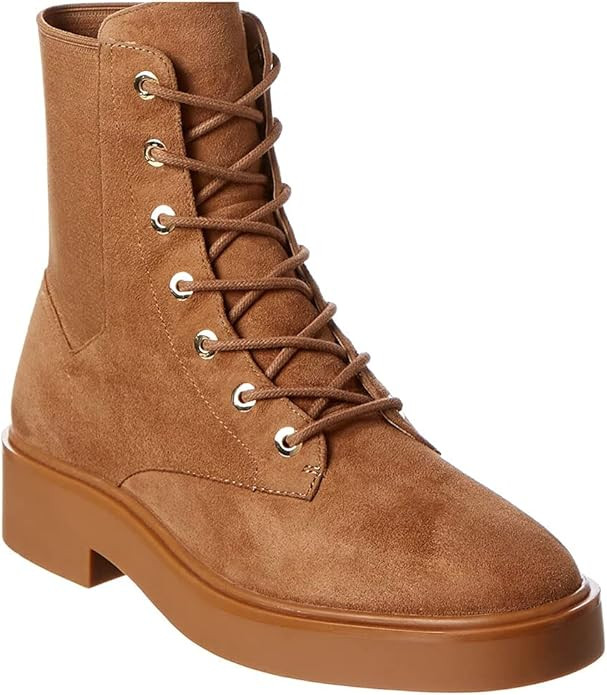 Stuart Weitzman Henley Suede Combat Boot | Amazon (US)
