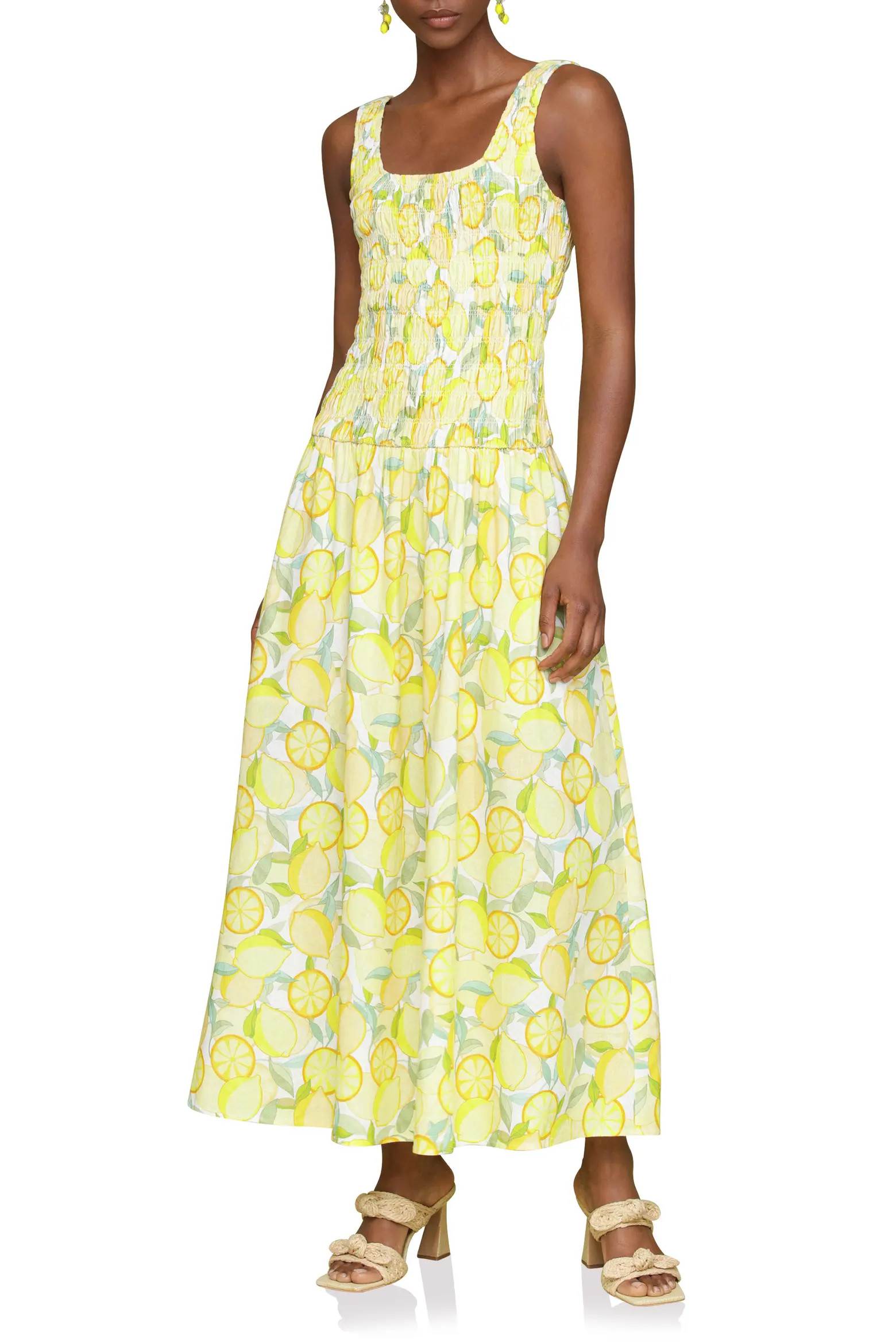 Smocked Sleeveless Fit & Flare Maxi Dress (Women) | Nordstromrack | Nordstrom Rack