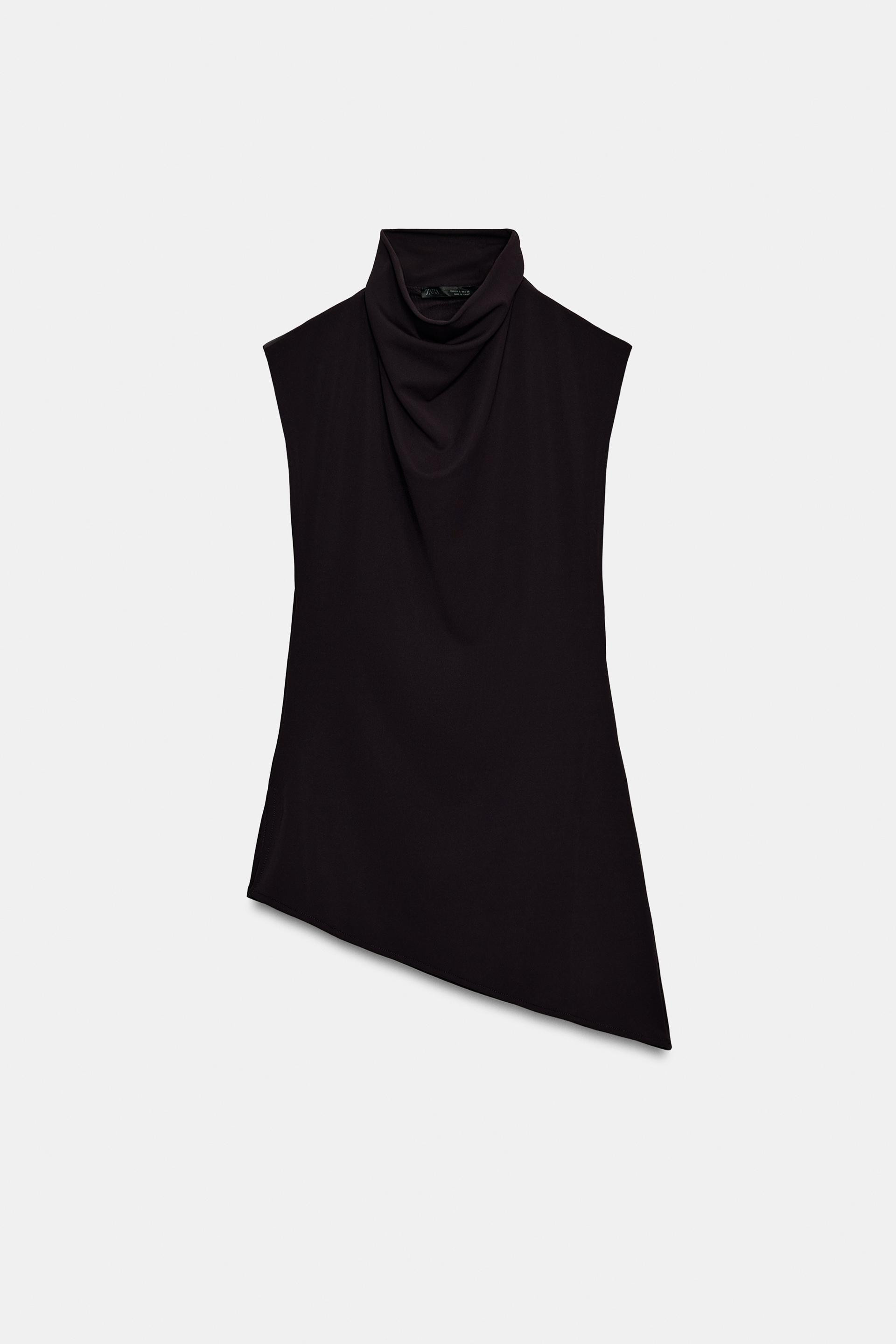 ASYMMETRIC FLOWY TOP | Zara US