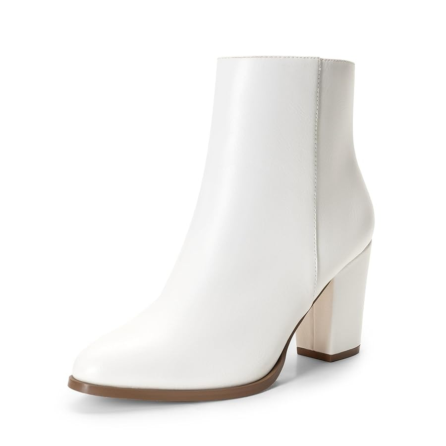 DREAM PAIRS Women's Ankle Boots Chunky Block Heel Booties | Amazon (US)