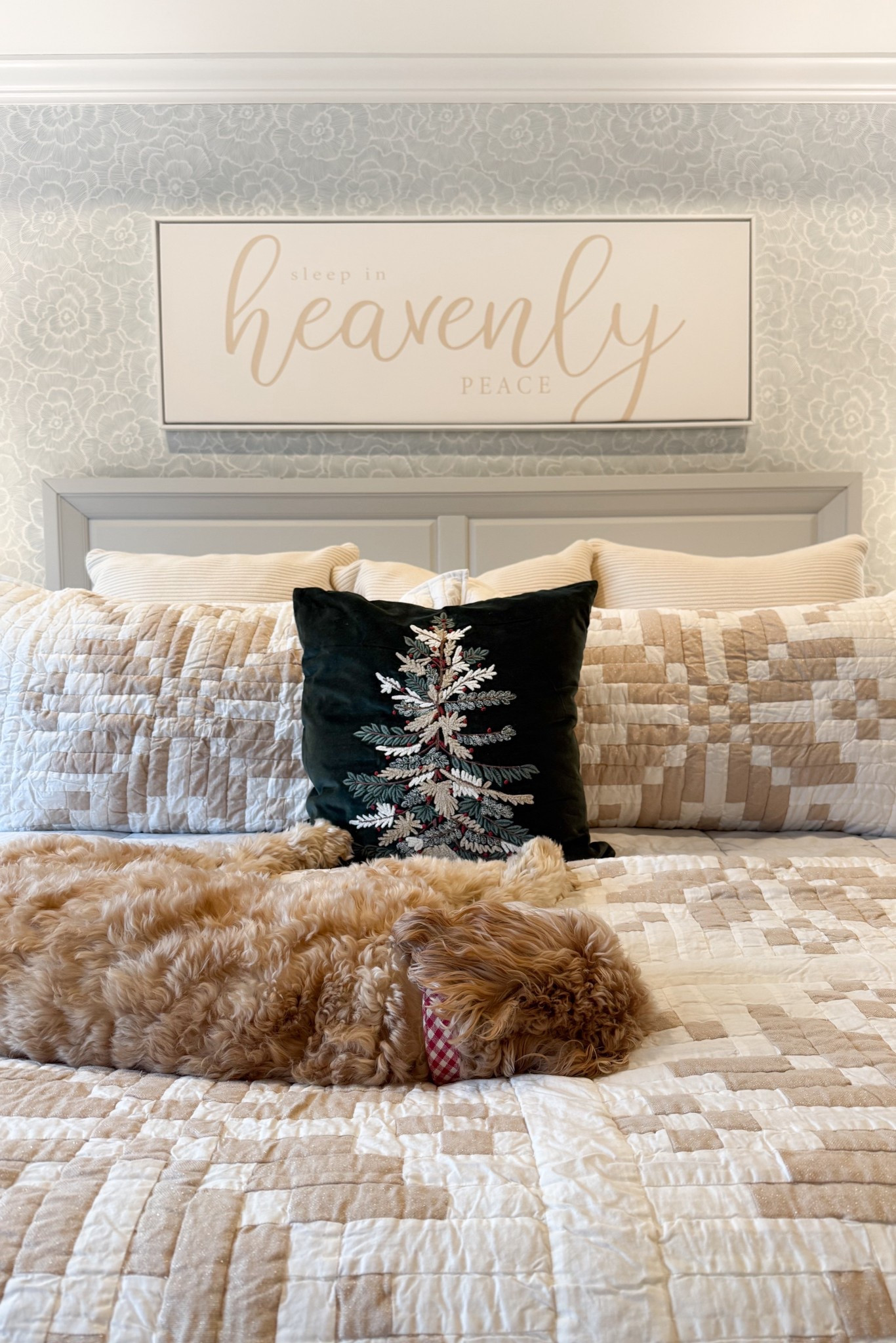 A peek into our Christmas bedroom! 

#LTKHome #LTKSeasonal #LTKHoliday