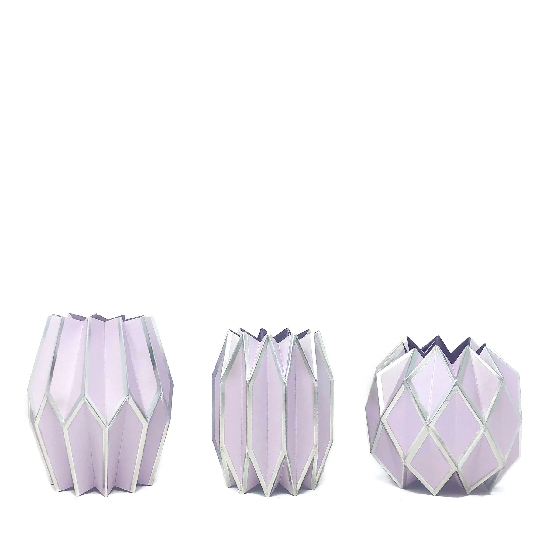 Lavender Paper Vase Wraps by Lucy Grymes | Lucy Grymes Designs