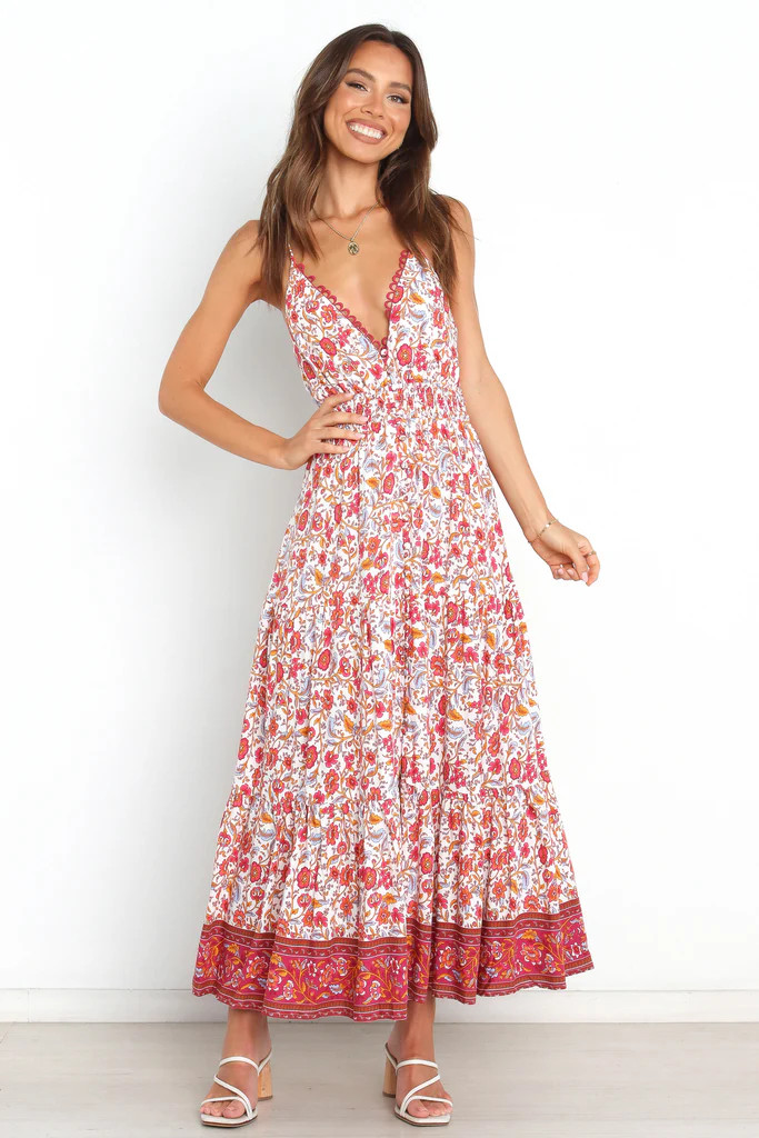 Riley Dress - Red | Petal & Pup (AU)