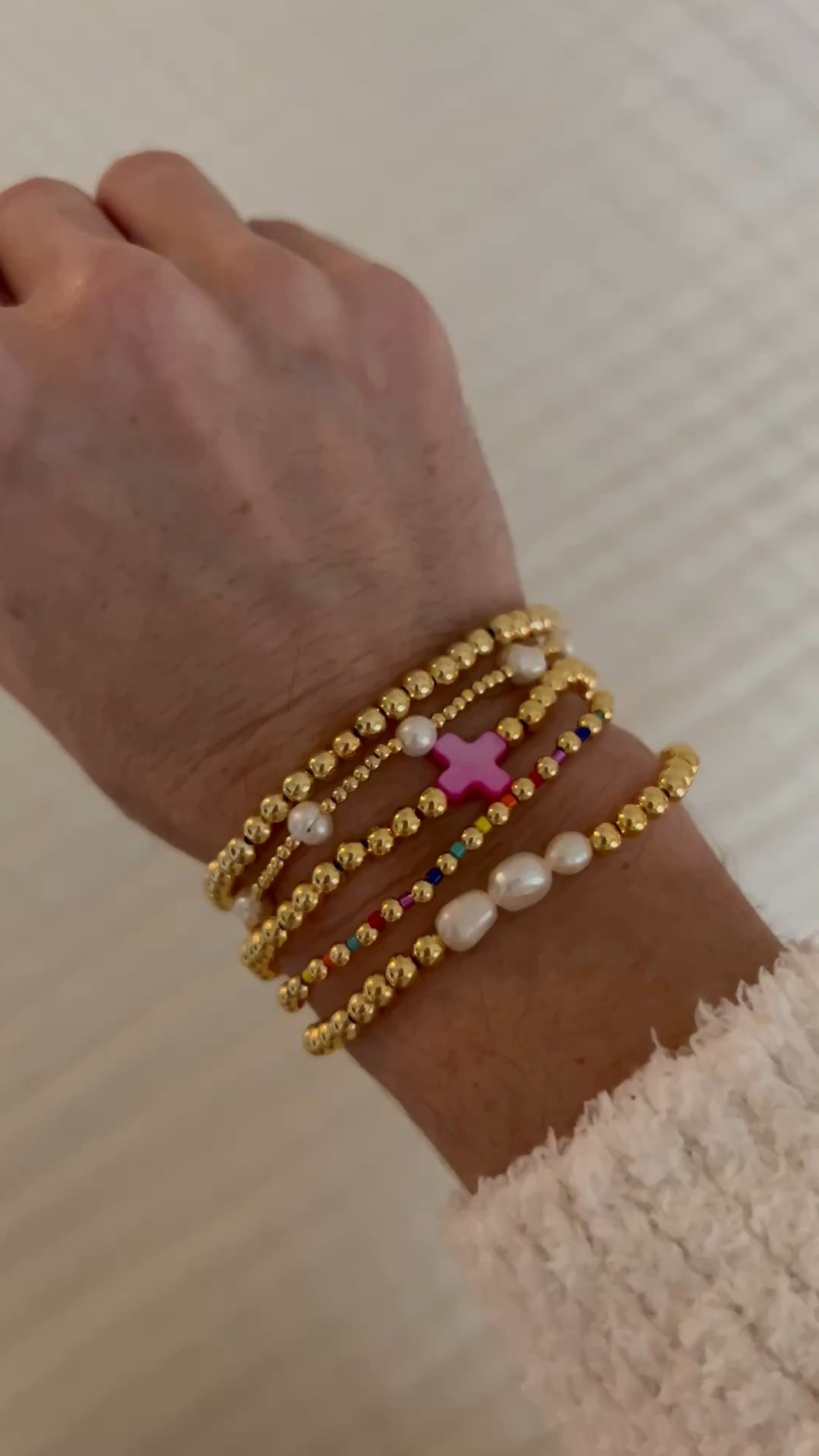 Prettiest Amazon bracelet stack 