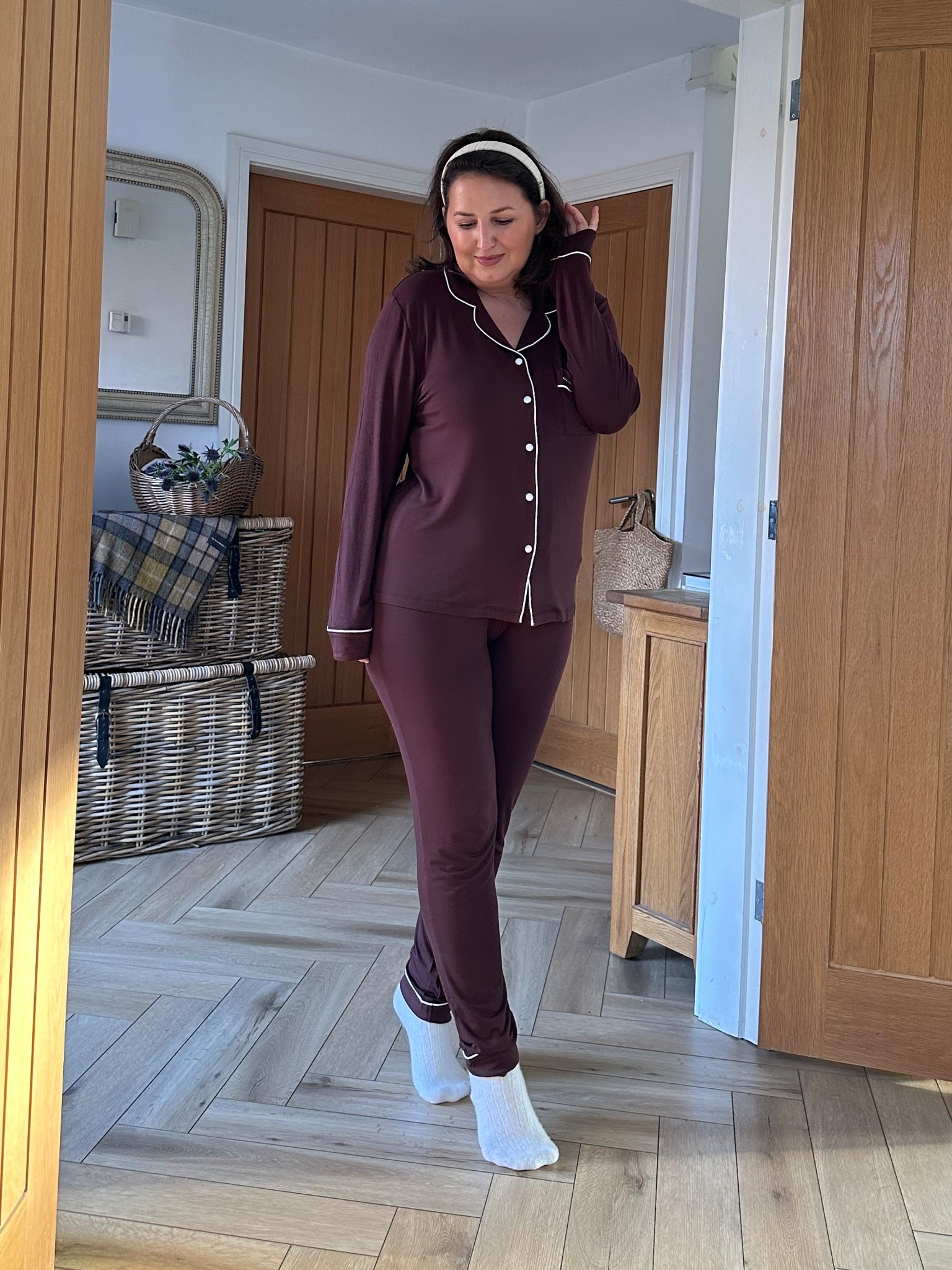 The nicest chocolate brown PJs made from 95% bamboo super soft 


#LTKuk #LTKwinter