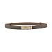 ANHAISHUILV Women's Skinny Leather Belt with Adjustable Golden Turn-Lock Buckle - Ideal for Dresses, Jeans, and Coats | Amazon (US)