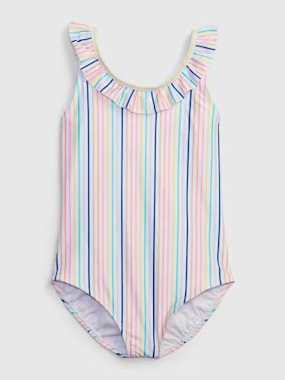 Kids Recycled Ruffle Swim One-Piece | Gap (US)