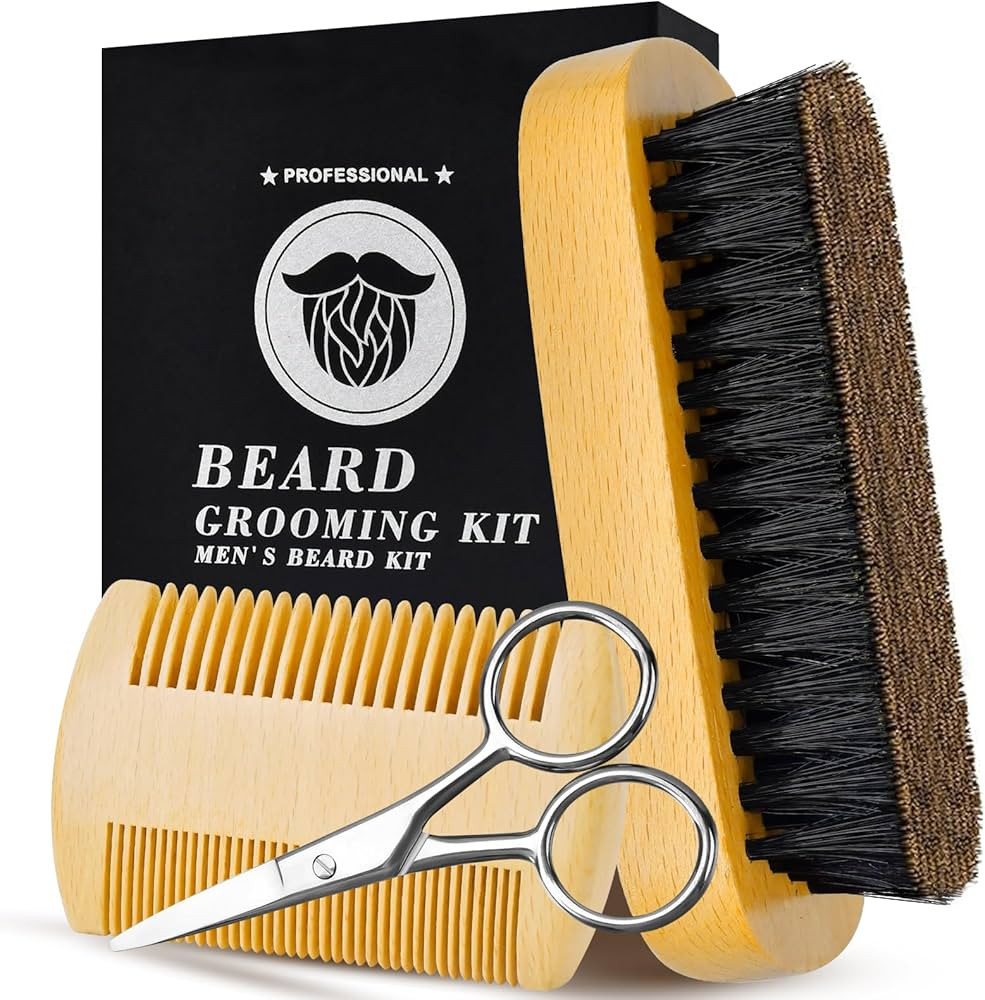 Stocking Stuffers for Men Beard Brush for Men Mens Stocking Stuffer Valentines Day Gifts for Him ... | Amazon (US)