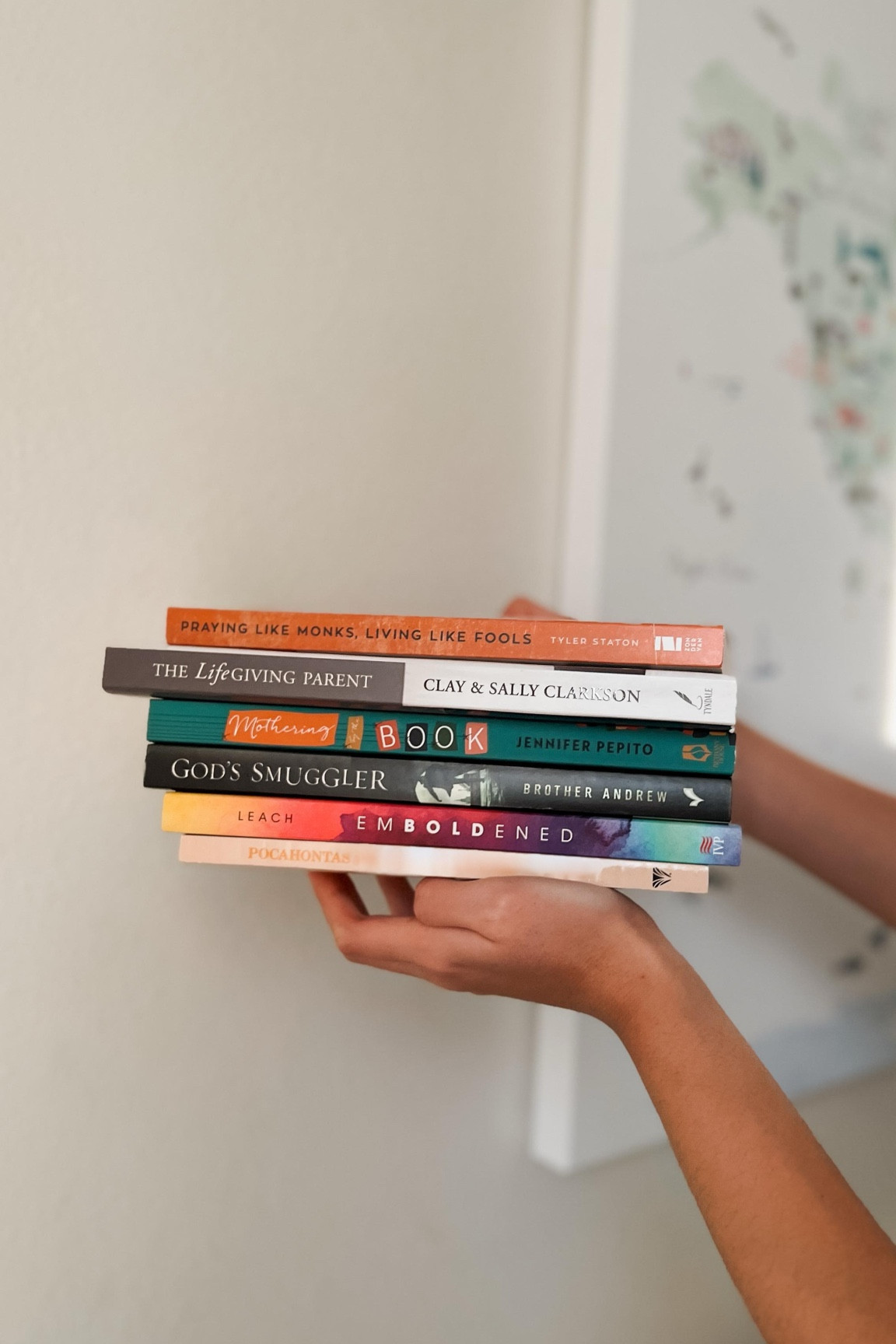 What are you currently reading? I find some of the best book recommendations in this community!

📘Reading aloud with 3rd and 6th grader: Pocahontas and the Strangers
📘Reading aloud with 9th grader: Emboldened (I would not recommend this to a friend, but we are halfway, and I want to see it through)
📘Family read aloud: God’s Smuggler (everyone loves this one!)
📘Just for me: Mothering by the Book, The Life Giving Parent, Praying Like Fools, Living Like Monks

#readaloudfamily #childrensliterature #bookstagram #motherhoodbooks #currentlyreading #bookstack