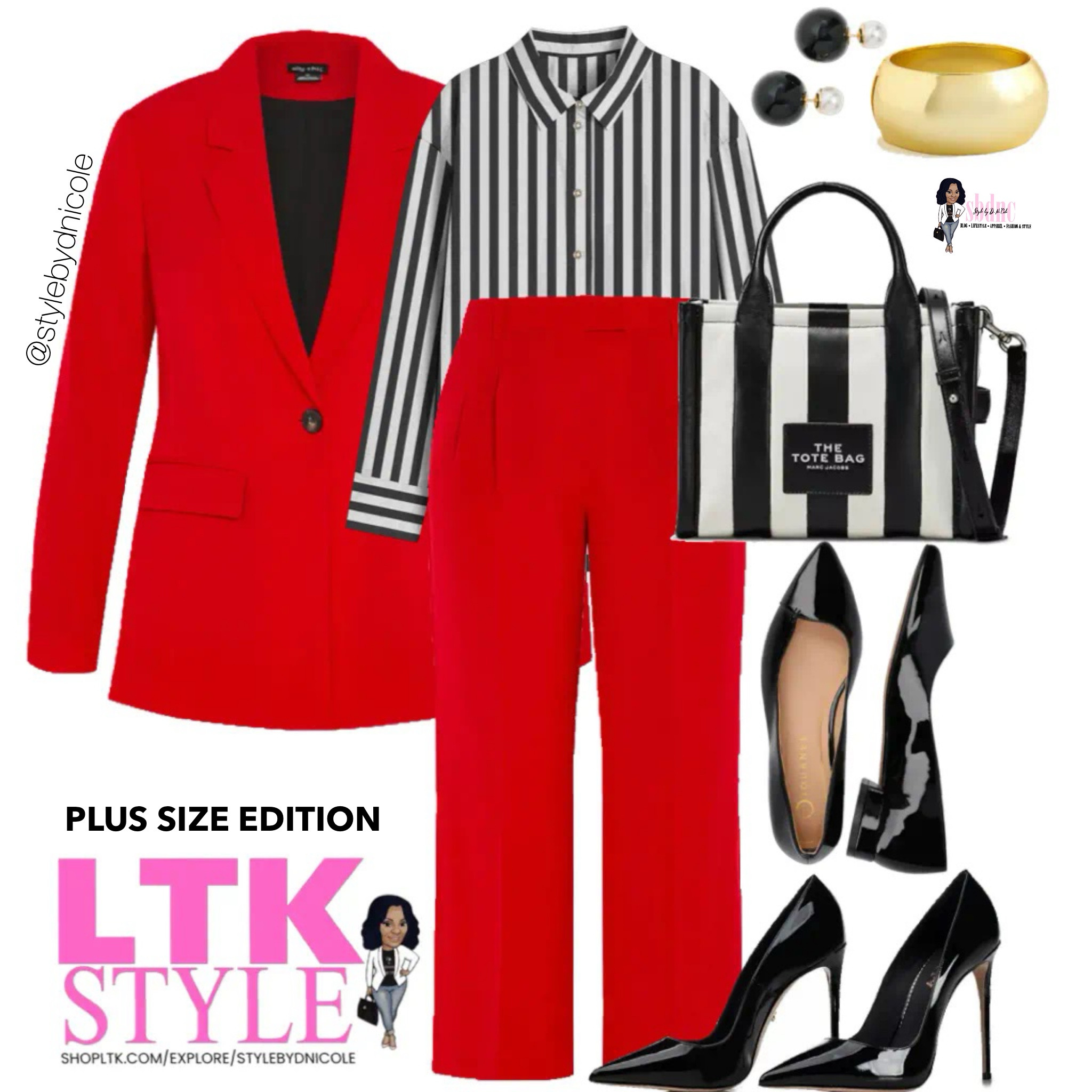 A fabulous look with stripes and boldness! 

Available in sizes 12-28. 

#LTKMidsize #LTKPlusSize #LTKWorkwear