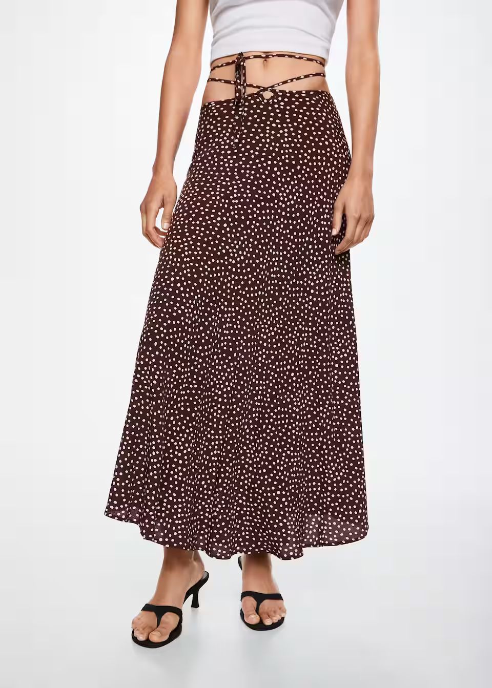 Flowy printed skirt | MANGO (US)