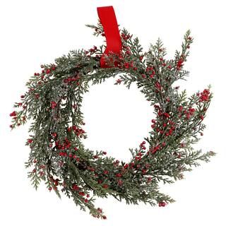 12" Berry & Cedar Wreath by Ashland® | Michaels Stores