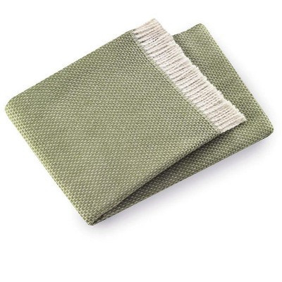 HomeRoots Soft Olive Green Links Pattern Throw Blanket | Target