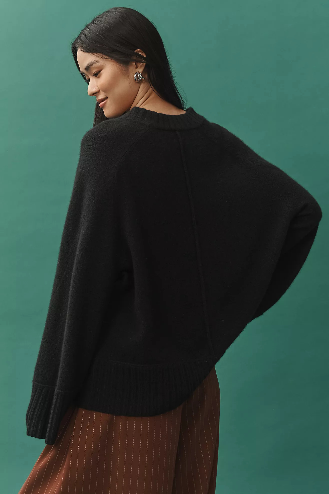 The Chandler Cashmere Crew-Neck Relaxed Pullover Sweater | Anthropologie (US)