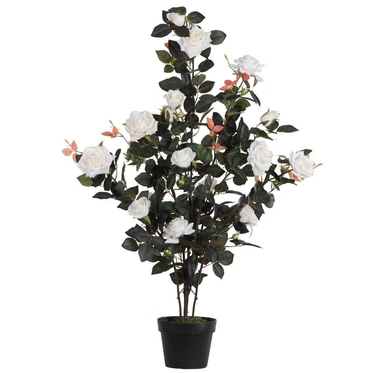 Vickerman 45" Artificial Rose Plant in Pot | Target