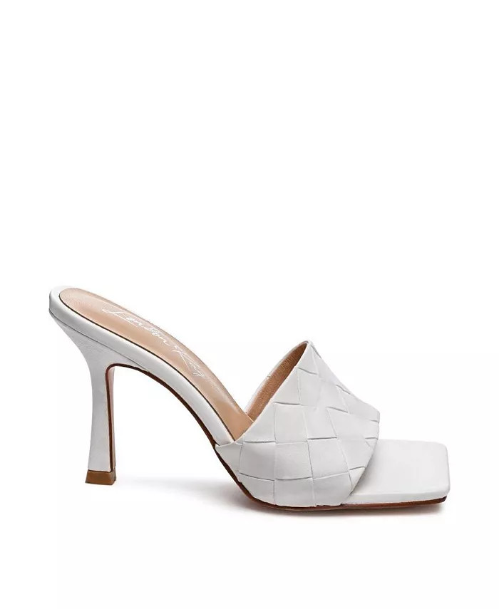 London Rag Carmen woven strap mid heel sandals - Macy's | Macy's