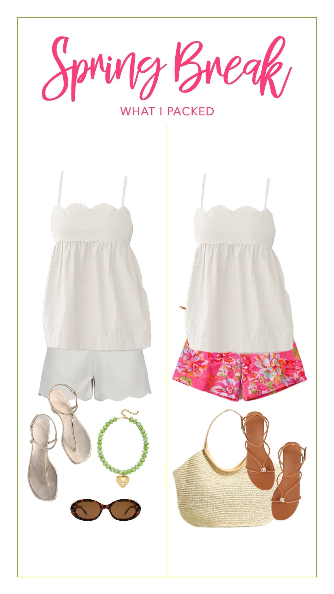 What I Packed for Spring Break | Hi Sugarplum!

#LTKSeasonal #LTKTravel #LTKOver40