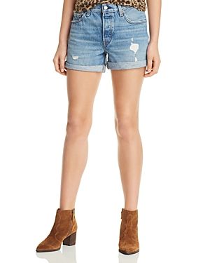Levi's 501 Distressed Denim Shorts in Highways and Biways | Bloomingdale's (US)
