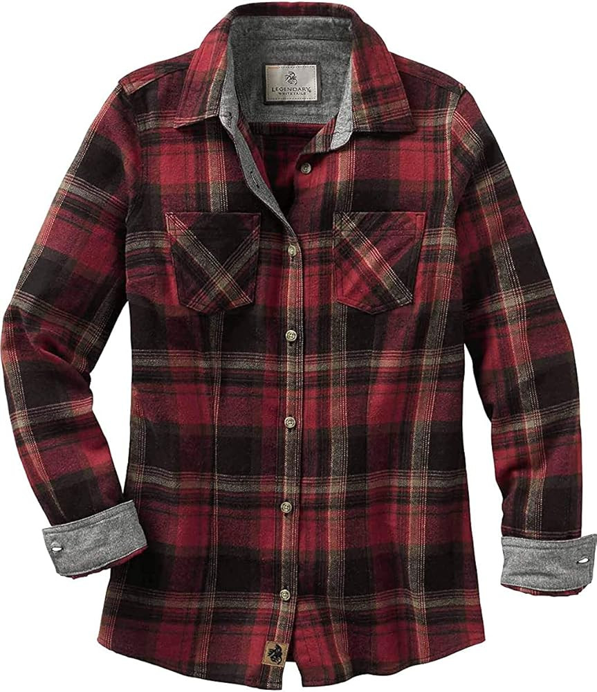 Legendary Whitetails Women's Cottage Escape Long Sleeve Button Up Flannel Shirt | Amazon (US)