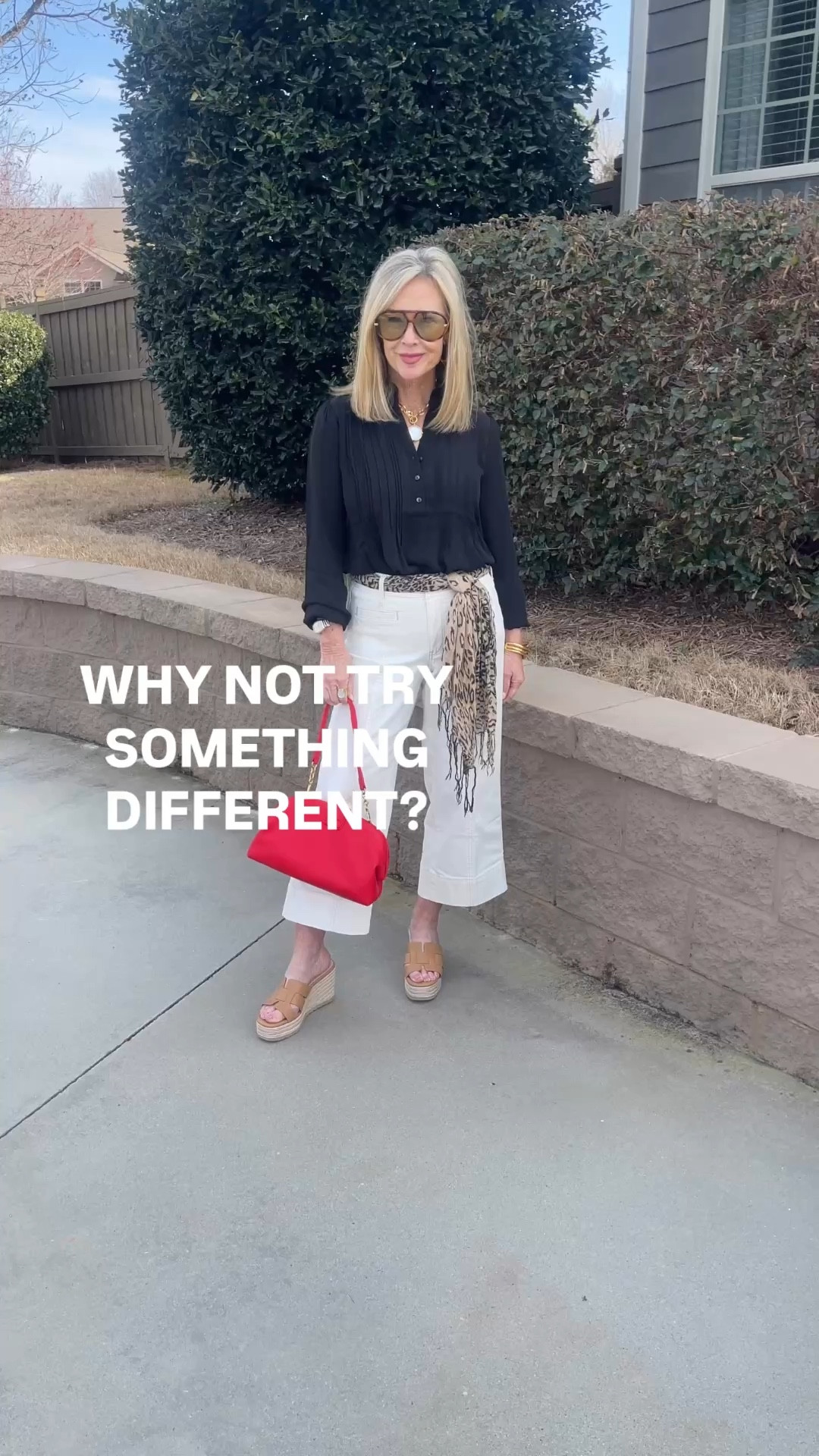 Classic style with a pop of red and leopard!!! 

#LTKgrwm #LTKootd #LTKdayinmylife