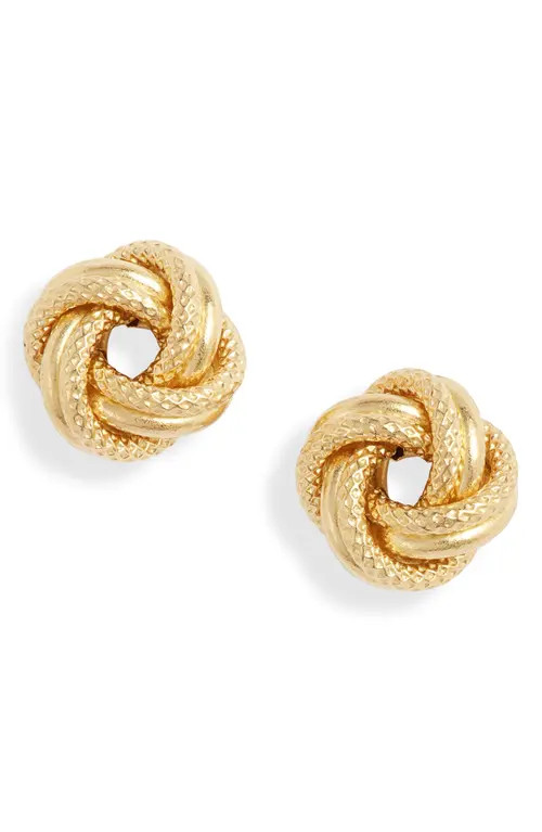 Bony Levy 14K Gold Knot Stud Earrings in Yellow Gold at Nordstrom | Nordstrom