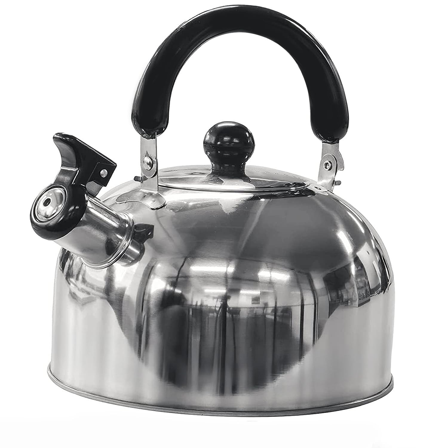 Green Haven 2L Camping Whistling Kettle - Portable Stainless Steel Travel Teapot, Camping Kettle ... | Amazon (UK)