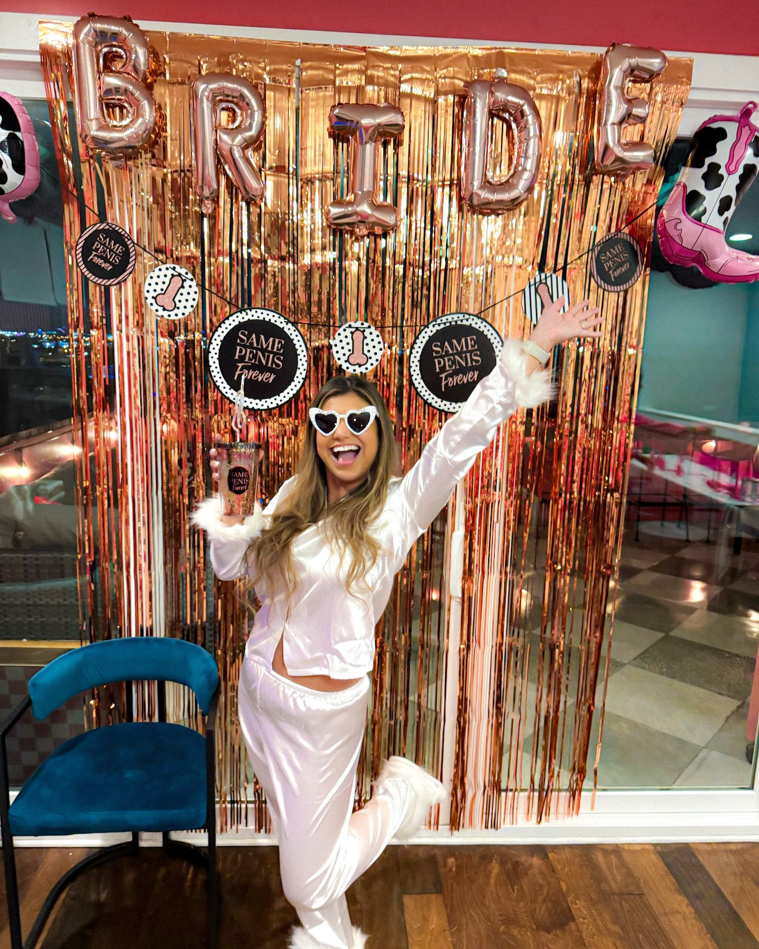 Sippin’ bubbly in our jammies 💖 yeehaw & sweet dreams 👢🪩

#LTKGiftGuide #LTKParties #LTKWedding