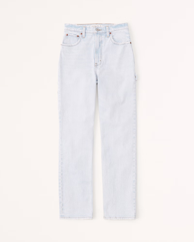 Ultra High Rise 90s Straight Carpenter Jean | Abercrombie & Fitch (US)