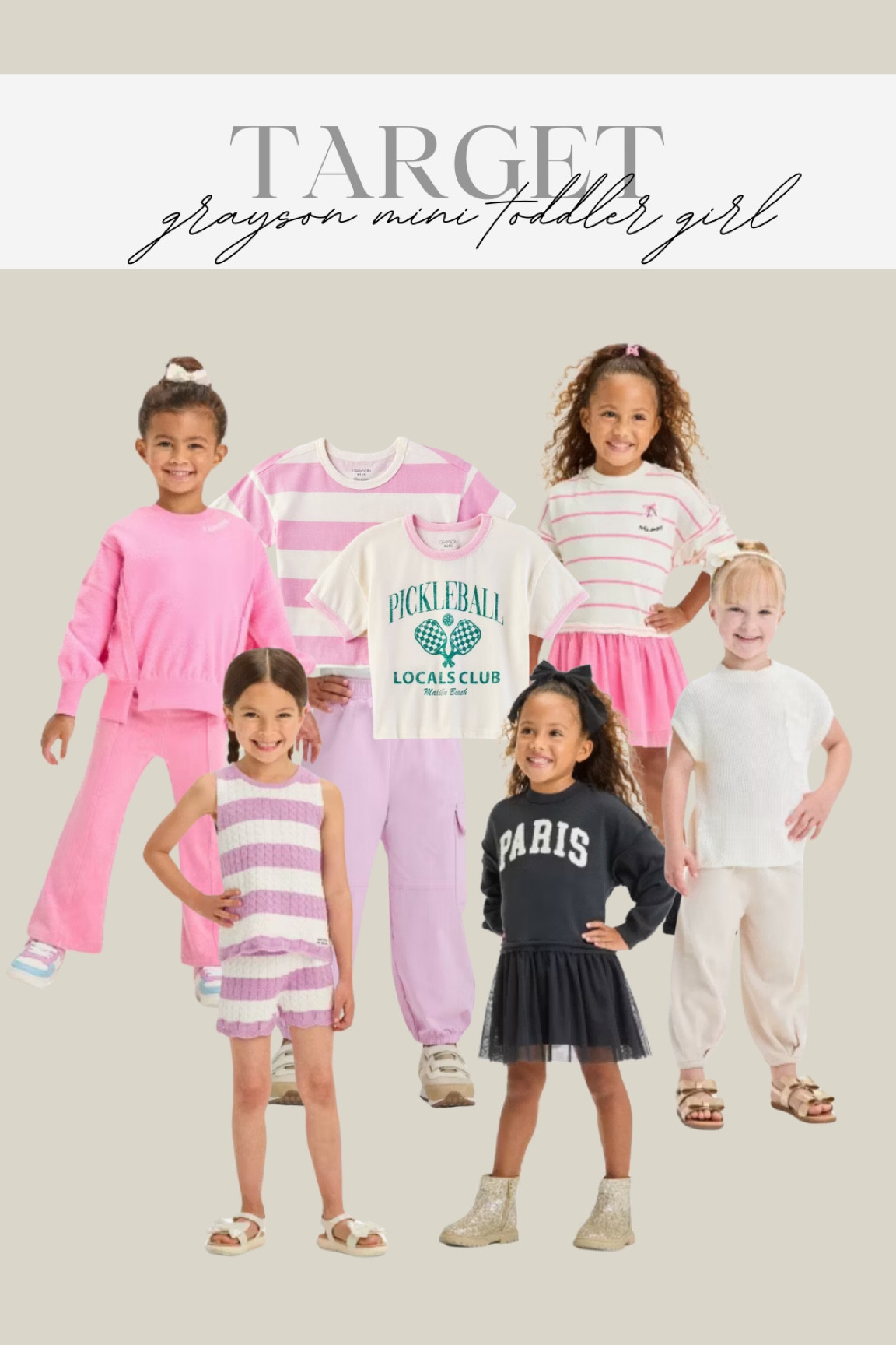 Target — NEW Grayson mini toddler girl💕

#targetfinds #targetstyle #graysonmini #targetgraysonmini #toddleroutfits #babygirloutfits  #babygirlsets #targetnewarrivals #babyclothing #toddlerclothing #toddlerfinds #springstyle #babygirl  #outfits #toddlerkids #babyboy #toddlerclothing #toddlersweats #firstbirthdayoutfits #firstbirthday #toddlerstyle #toddlersweatsets #affordablestyle #affordablefinds 

#LTKBaby #LTKFindsUnder50 #LTKKids