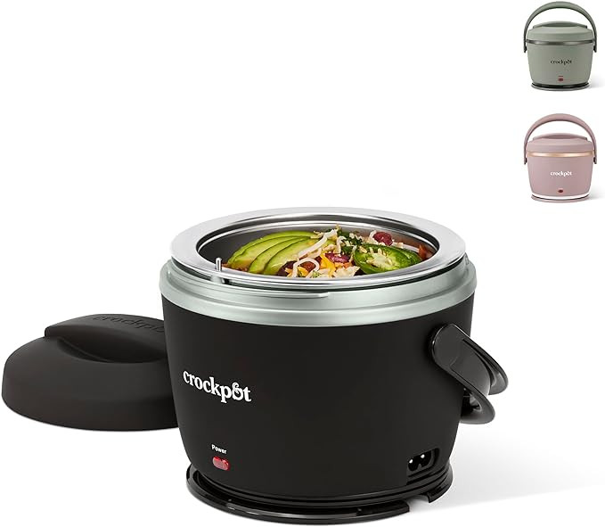 Crock-Pot Electric Lunch Box, Portable Food Warmer for On-the-Go, 20-Ounce (591 mL), Black Licori... | Amazon (CA)