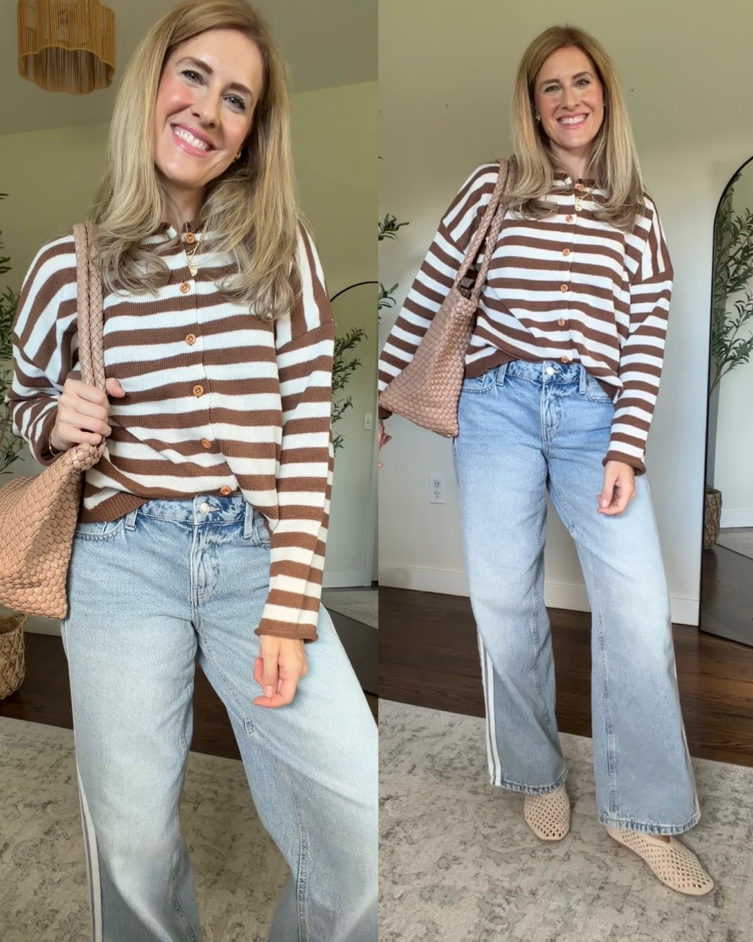 Cutest cardigan c/o @VICI ! I went up one size to a medium. #vici #ad