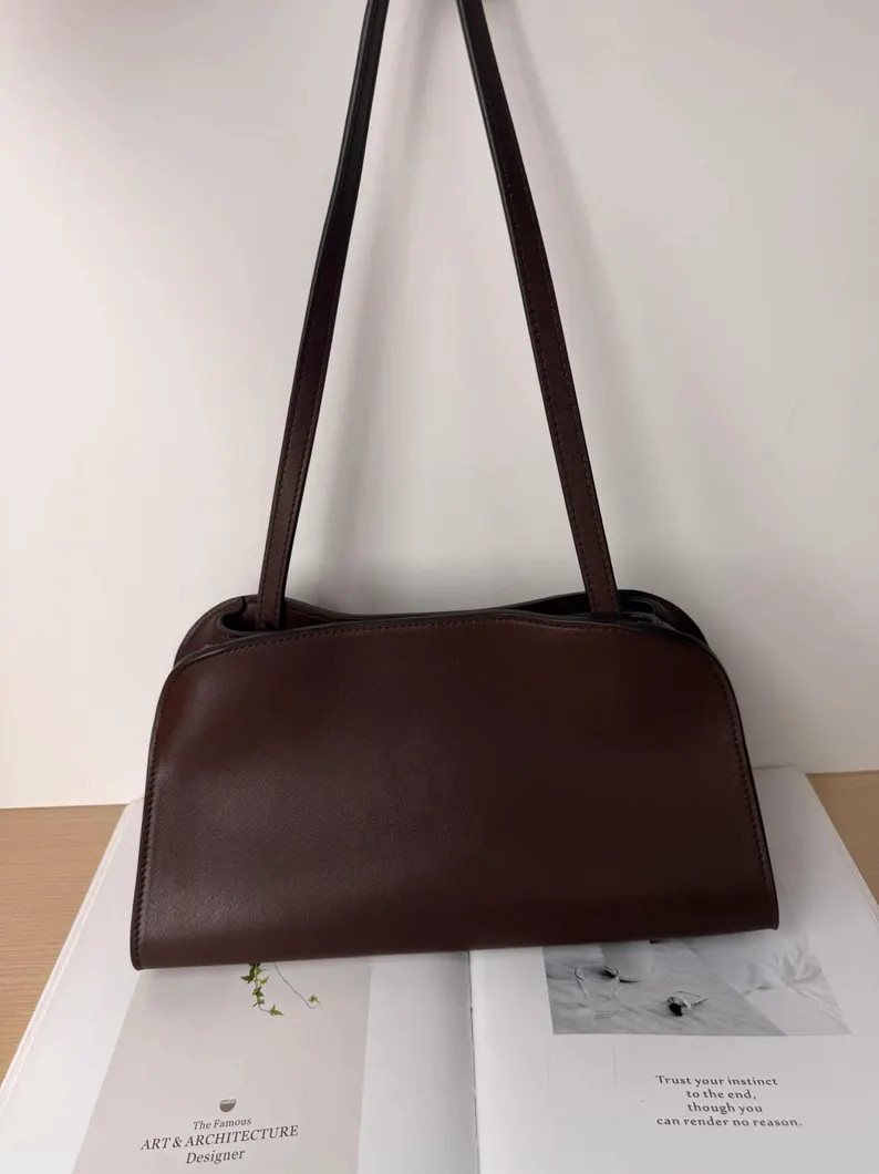 Vintage Tote Bag Crossbody, Handmade Leather Shoulder Bag, Spacious Work Bag, Fashion Women's Pur... | Etsy (US)