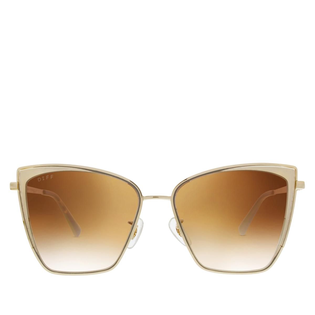 Diff Eyewear Becky Oversized Cat-Eye Polarized Sunglasses - 20717859 | HSN | HSN