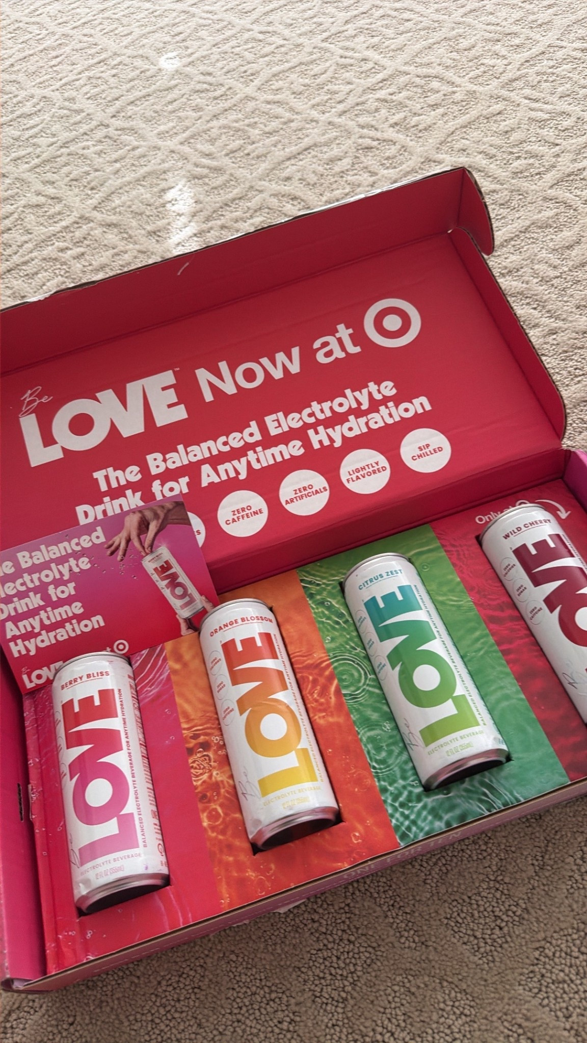 The citrus zest and wild cherry are my FAV! #belove #electrolytes