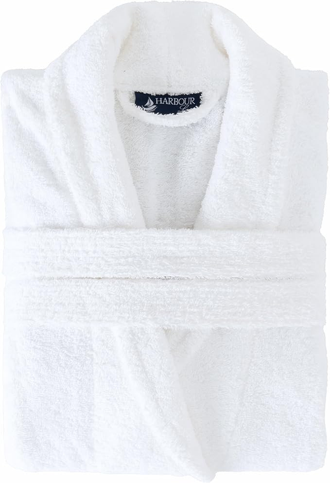 Relaxed Fit Womens Bathrobe 100% Turkish Cotton Terry Cloth Robe Housecoat Soft Absorbent Spa Hot... | Amazon (US)