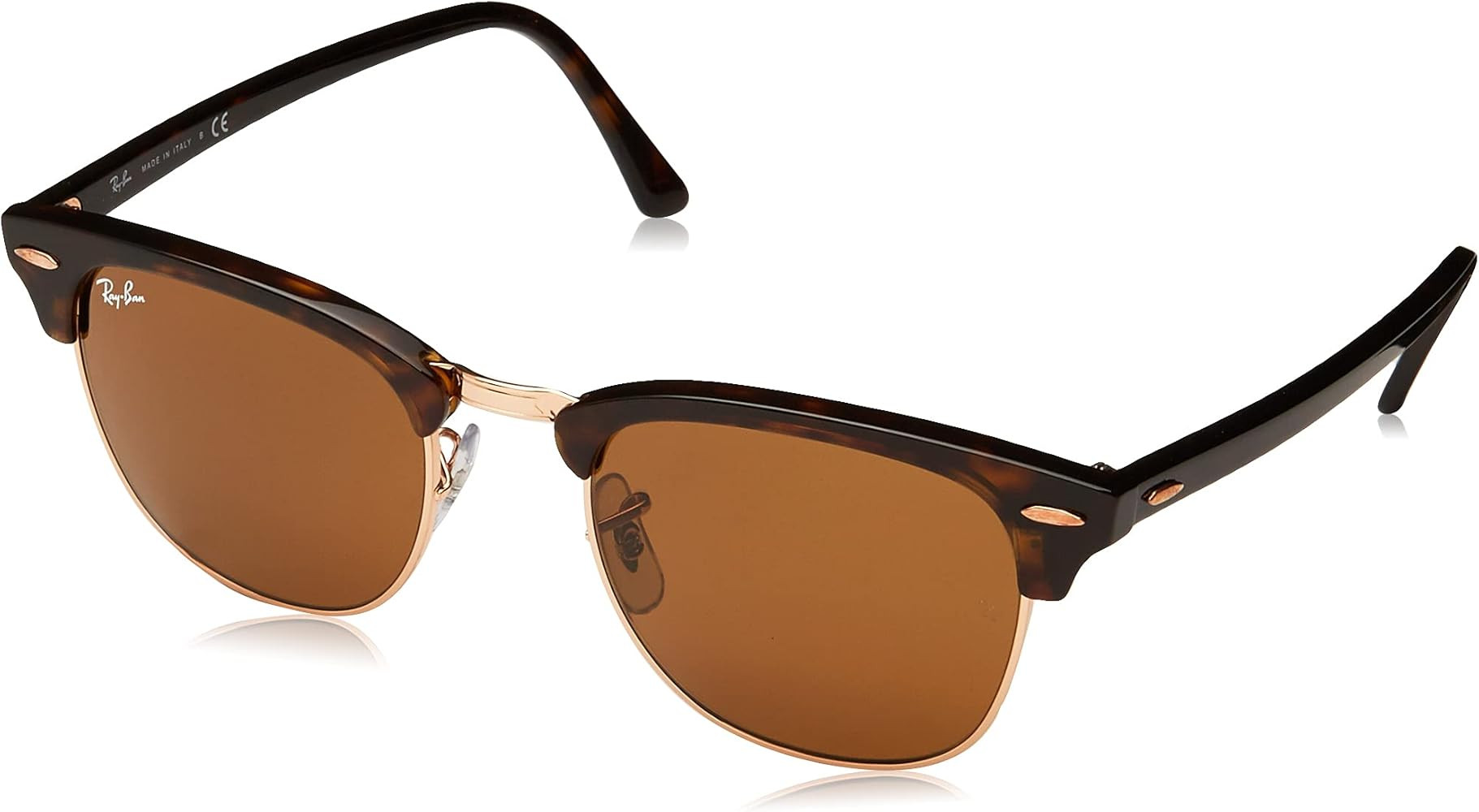 Ray-Ban Rb3016 Clubmaster Square Sunglasses | Amazon (US)