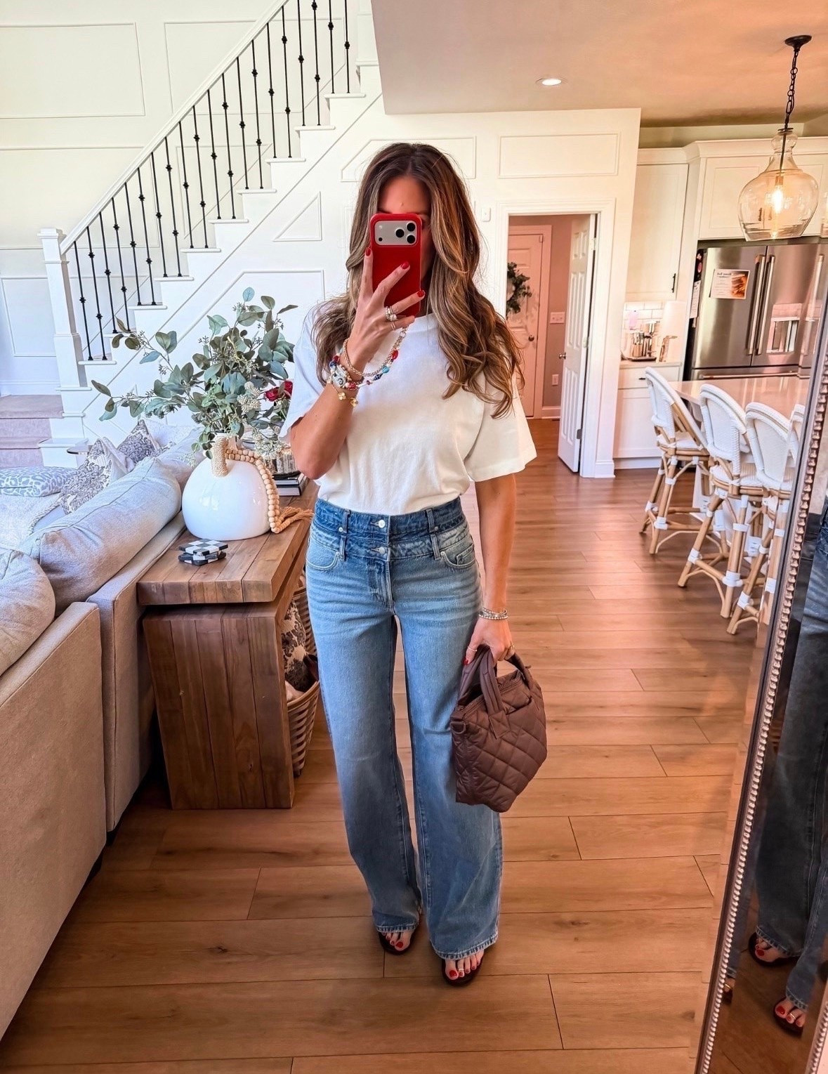 You can never go wrong with a great pair of denim and a classic white tee 🤍 This is one of those effortless outfits that always works. Easy, polished, and perfect for everyday plans while still feeling put together with the little details.

casual outfit ideas, denim outfit, white tee outfit, chic mom style, everyday fashion, effortless style, elevated basics, casual chic look, summer outfit inspiration, easy everyday outfit, TheMomInStyle

#LTKootd #LTKOver40 #LTKmomlife