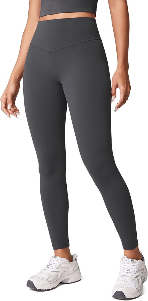 Hugcurve No Front Seam High Waisted Workout Leggings for Women Buttery Soft Yoga Pants Gym Athlet... | Amazon (US)