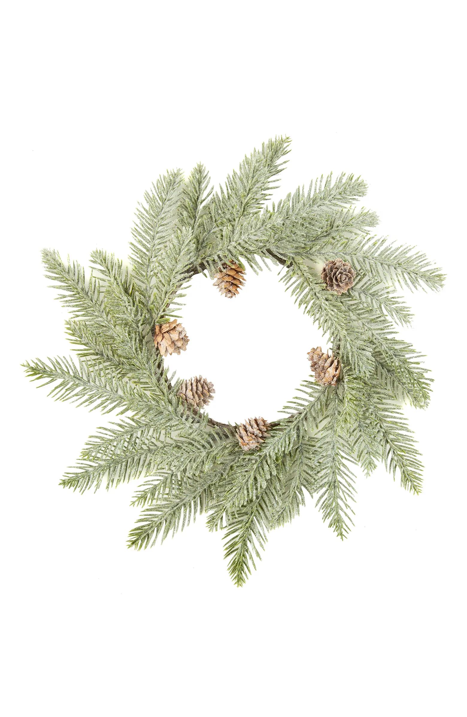 Faux Fir Branch Mini Wreath | Nordstrom Rack