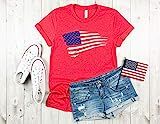 Womens flag shirt 4th of july shirt star shirt fourth of july memorial day shirt independence day ts | Amazon (US)