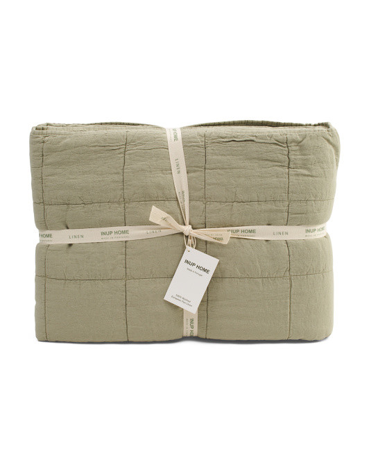 Made In Portugal Comforter With Linen Front | Marshalls