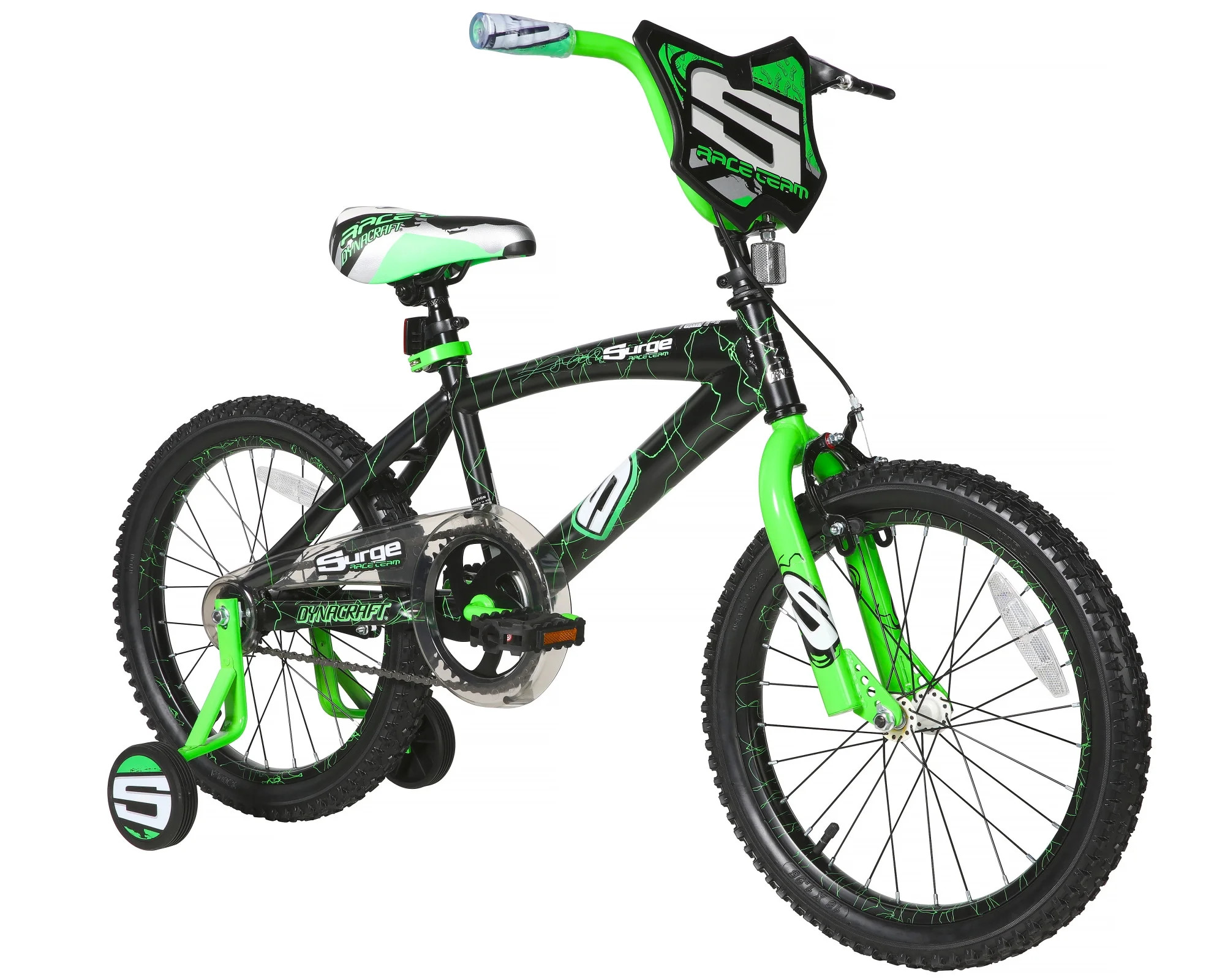 Dynacraft Surge Boys 18" BMX Bike, For Kids Age 6-9 Years, Green | Walmart (US)