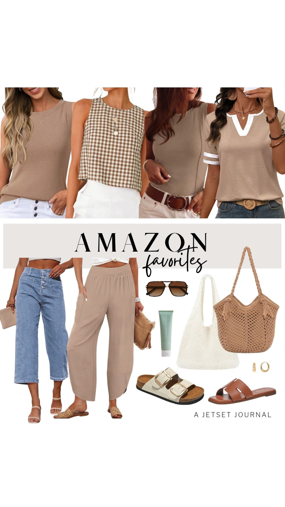 Ready to find out the Amazon Favorites this week? A lot of people are into these chic tank tops, which are perfect for warm weather or layering. Pair them with Sidefeel’s Capri pants or ANRABESS Palazzo pants, which are both top sellers this week. Also featured are these cozy flat sandals and stylish crochet beach bags to style your fit.

#LTKSeasonal #LTKSaleAlert #LTKTravel
 

 