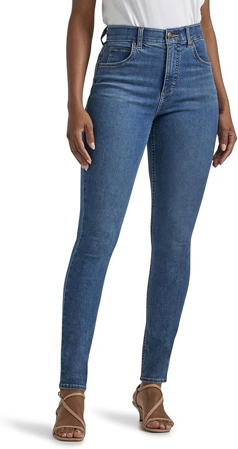 Lee Women's Ultra Lux Comfort with Flex Motion High Rise Skinny Jean | Amazon (US)