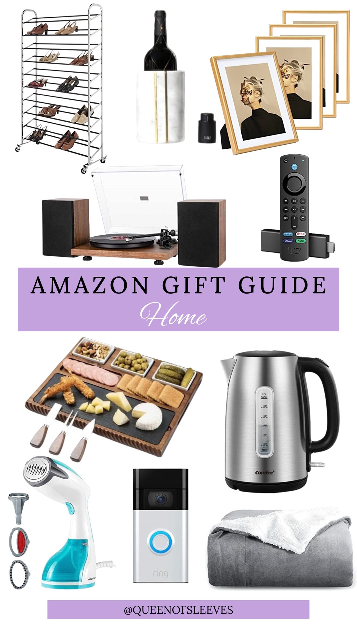 Amazon gift guide – home!

Record player, Amazon fire stick, picture frame, shoe rack, tea kettle, cheeseboard, steamer, ring doorbell, throw blanket, wine chiller

#LTKhome #LTKHoliday #LTKSeasonal