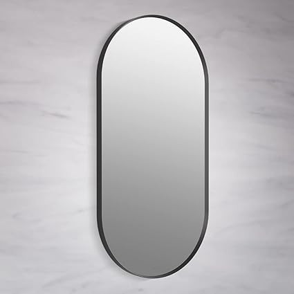 KOHLER K-26051-BLL Essential Mirror, 20x40 Capsule, Matte Black | Amazon (US)
