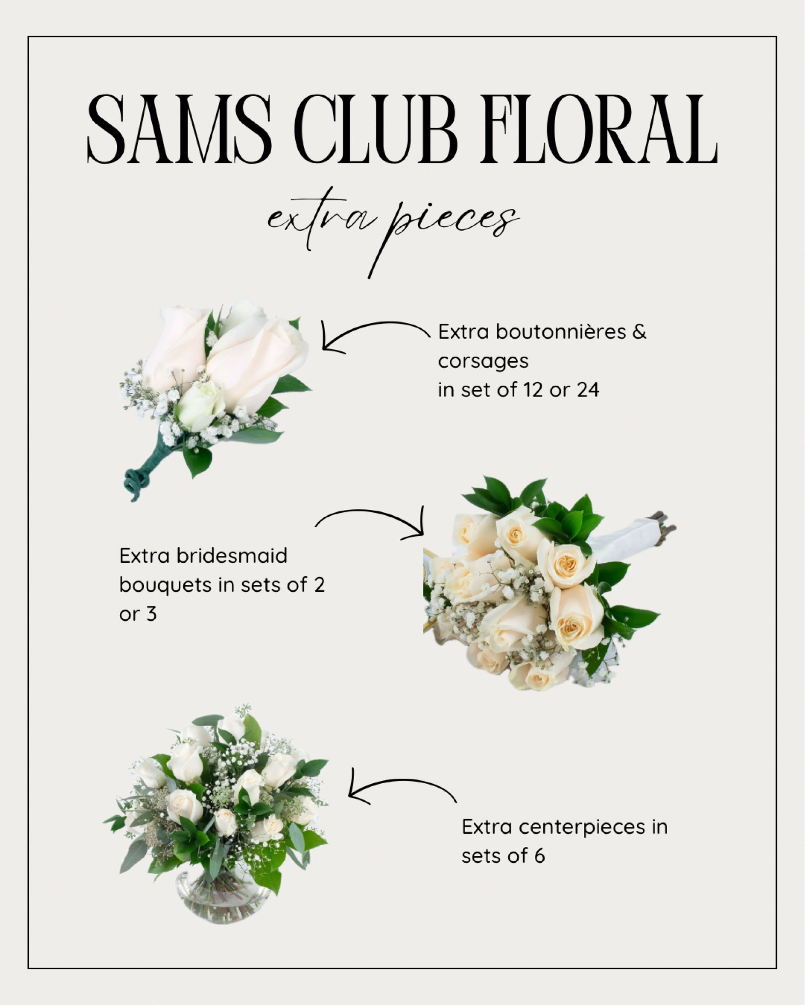 Sam’s club florals! (Extra individual pieces) 

#LTKSeasonal #LTKwedding
